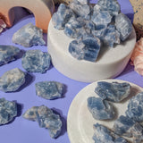 Blue Calcite | Raw Chunks Small